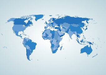 Fototapeta na wymiar world map design