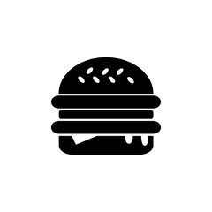 Burger Icon Design Vector Template Illustration