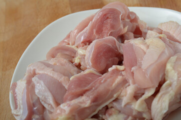 raw fillet chicken meat