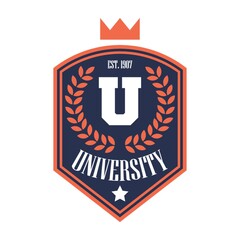 university logo element