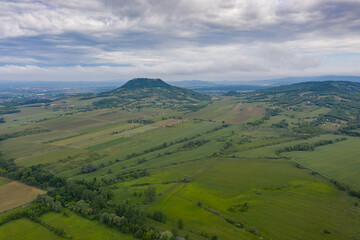 aerial photo of  beautiful Balaton felvidek