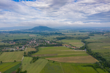 aerial photo of  beautiful Balaton felvidek