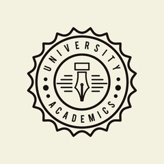 university academics logo element
