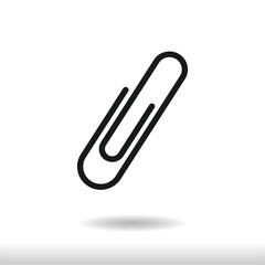 Obraz premium Paper clip icon vector eps 10