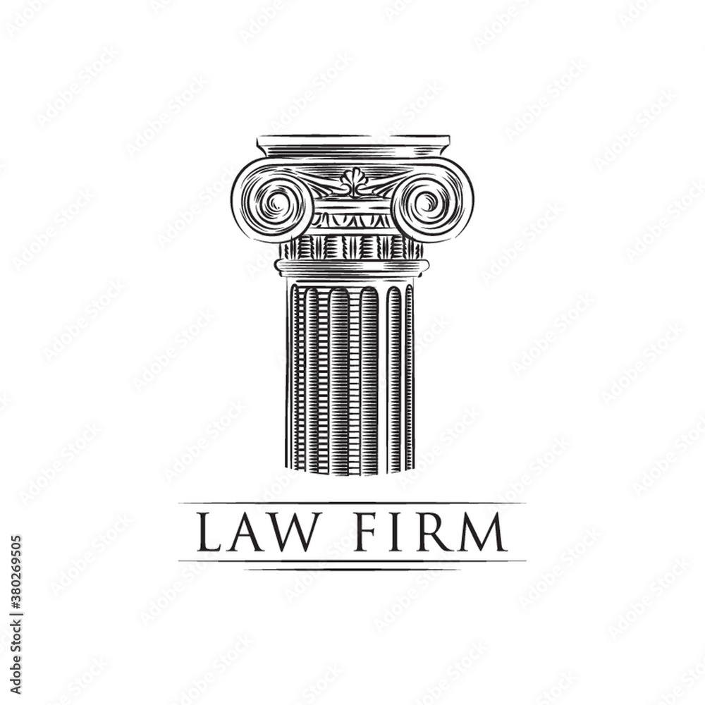 Wall mural Law firm design.