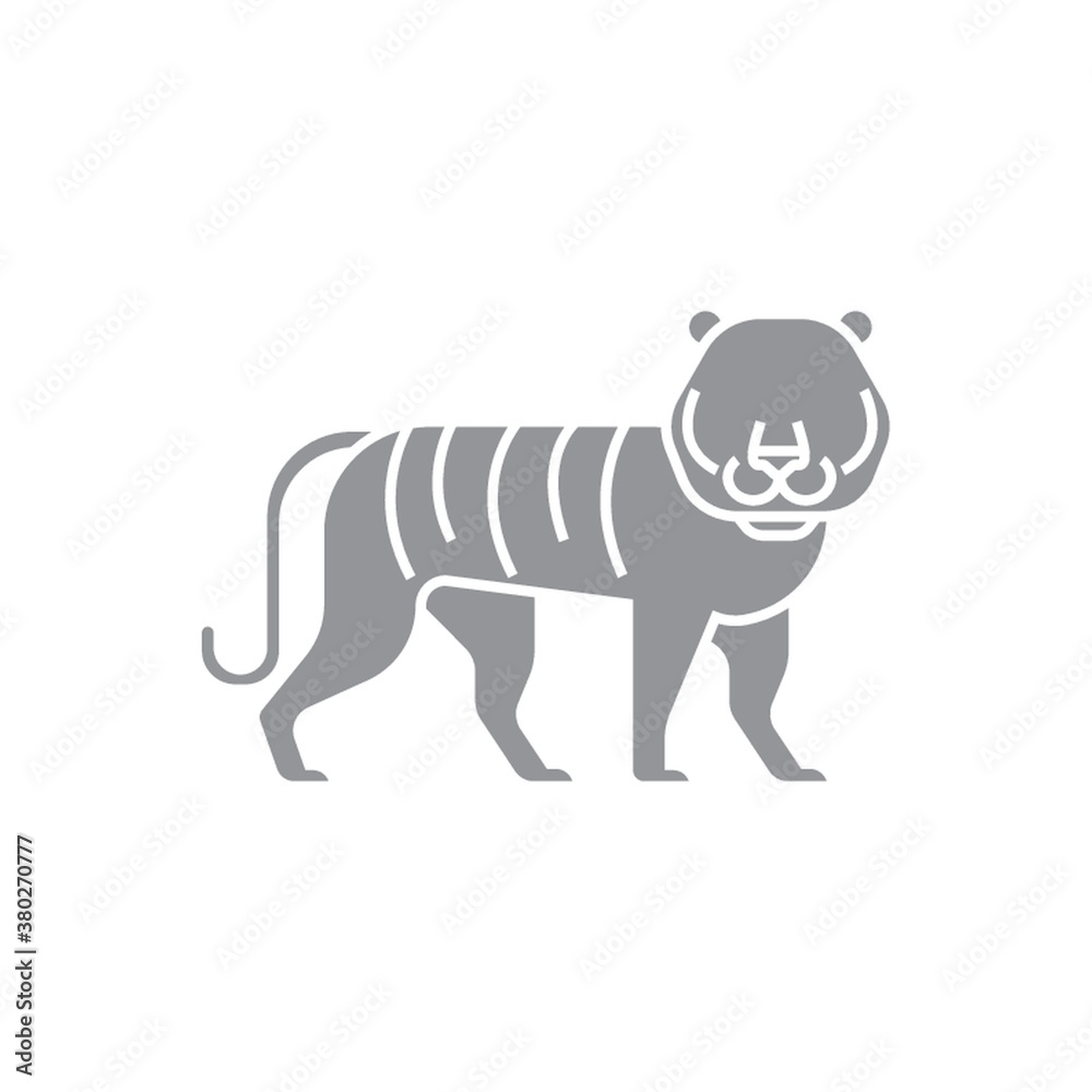 Sticker tiger