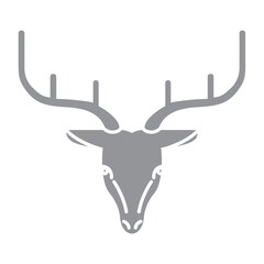 Fototapeta premium Reindeer icon.