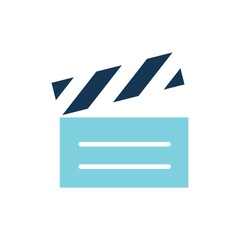 Clapperboard icon.