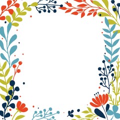 Floral frame.