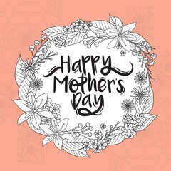 Fototapeta premium happy mothers day concept