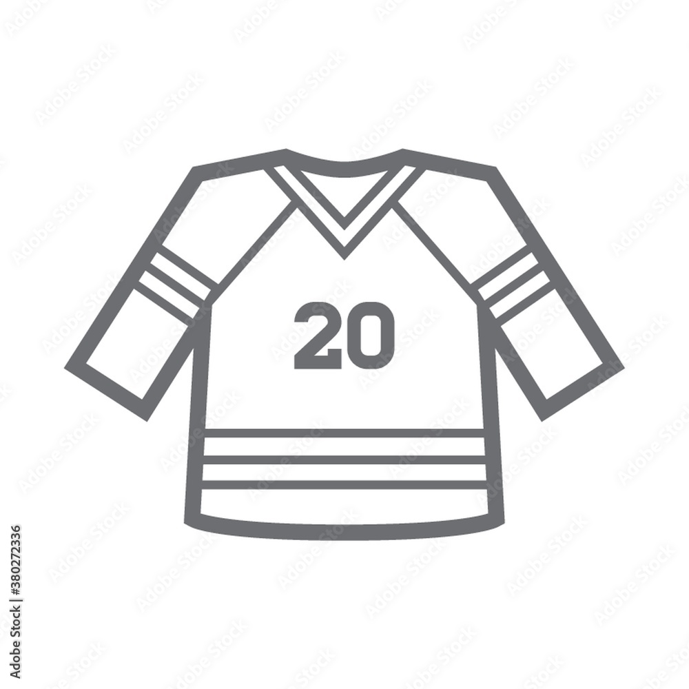 Poster ice hockey jersey