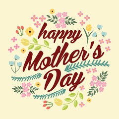 floral happy mothers day wishes