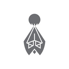 American football penalty flag.