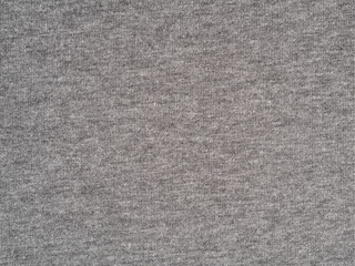 Grey cotton knitted fabric texture background