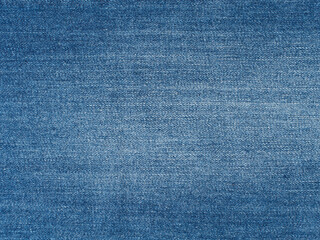Blue washed denim jeans fabric texture, textile background