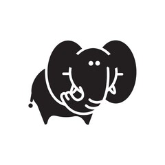Naklejka premium Elephant icon