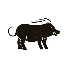 Wild boar icon