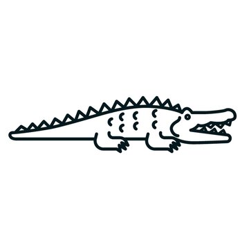 recommend clip art: Crocodile icon