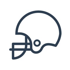 Sports helmet icon