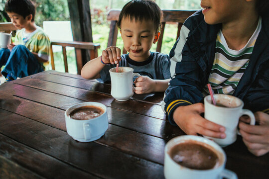 Enjoy a cup of hot choco