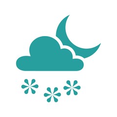Snowing icon
