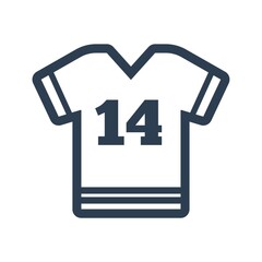 Sports jersey icon