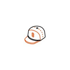 Baseball cap icon