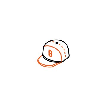 recommend clip art: Baseball cap icon
