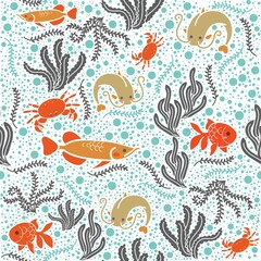 Marine life background design