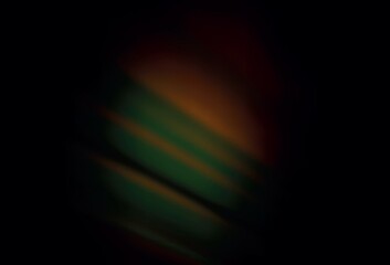 Dark Brown vector blurred bright template.