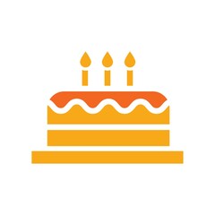 Birthday cake icon