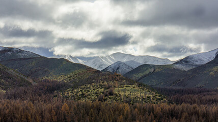 Fototapeta premium mountains in the morning