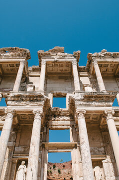 The ancient city of Ephesus near Selcuk, Turkey.