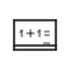 board with equation icon