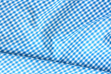 cloth scotch pattern  blue-white for background and space for text or design