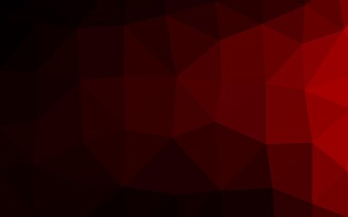 Obraz premium Dark Red vector shining triangular template. Shining colored illustration in a Brand new style. Template for your brand book.