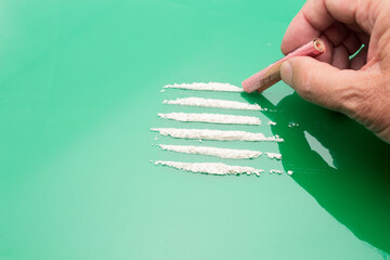 Illegal drug powders