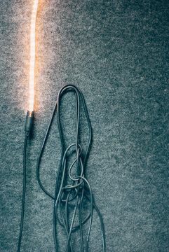 Led garland and electric cable