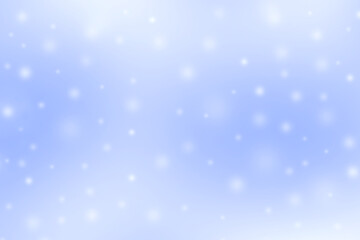 Snowfall background for Christmas and New year concept.  Abstract blue and white background. 