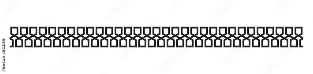 Wall mural abstract pattern border design