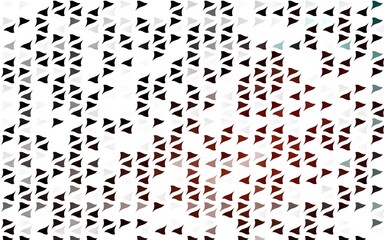 Light Red vector texture in triangular style. Abstract gradient illustration with triangles. Pattern for commercials.