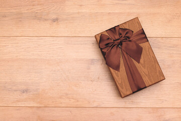  Brown elegant gift box 