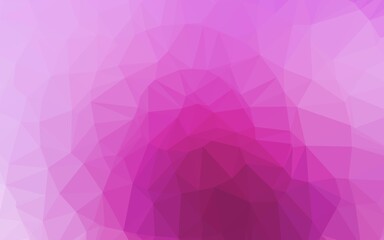 Obraz premium Light Pink, Blue vector abstract mosaic pattern. Colorful illustration in Origami style with gradient. The best triangular design for your business.