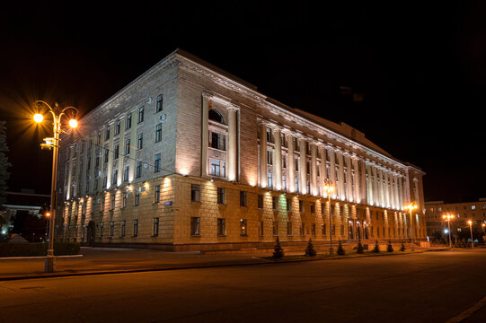 penza region government house night view
