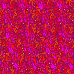 African sea of spears in pink