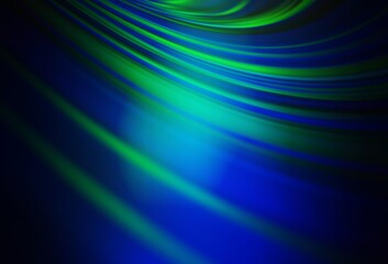 Dark Blue, Green vector colorful abstract background.
