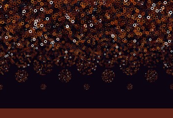 Light Red vector background with spots.