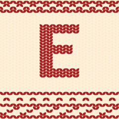 letter e