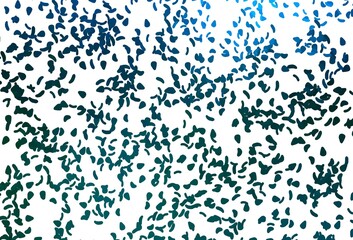 Light Blue, Green vector texture with random forms.