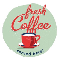 fresh coffee served here